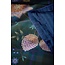 Pip Studio Flores Felices Donkerblauw dekbedovertrek
