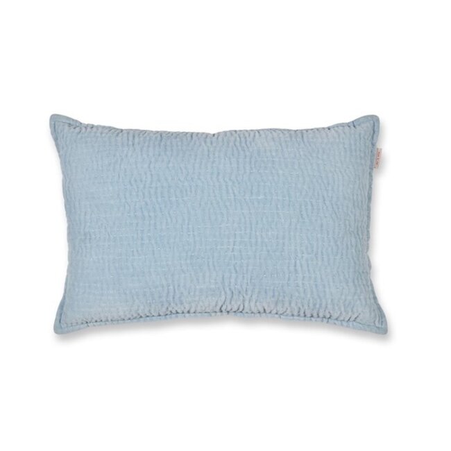 Pip Studio Velvet Sky sierkussen Lichtblauw