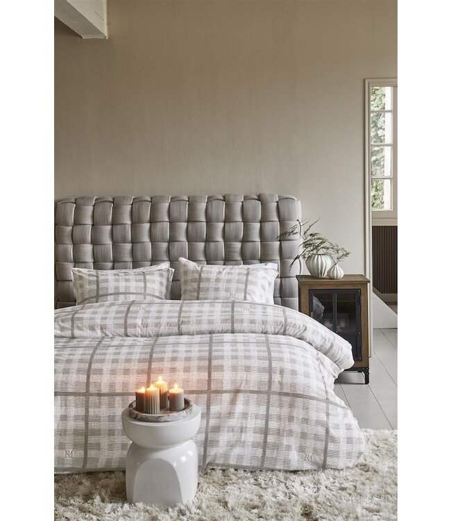 Riviera Maison Brody Zand dekbedovertrek