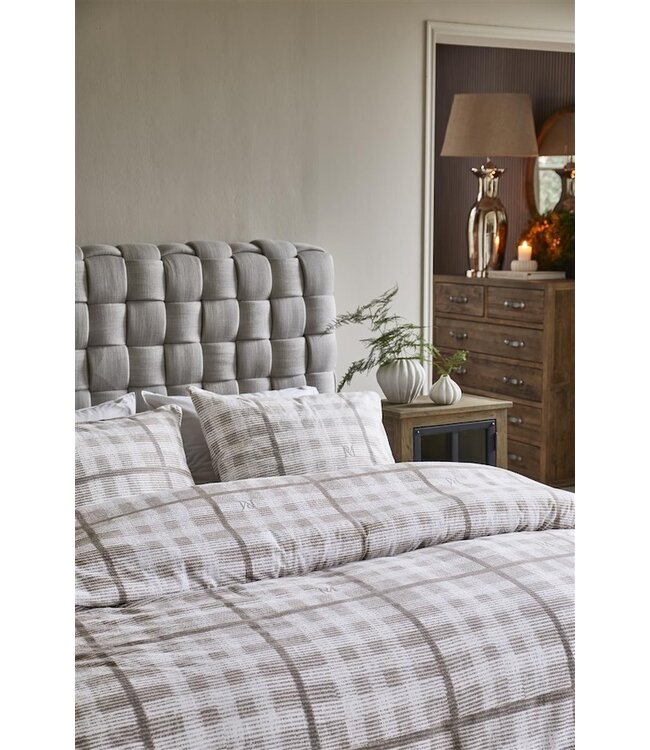 Riviera Maison Brody Zand dekbedovertrek