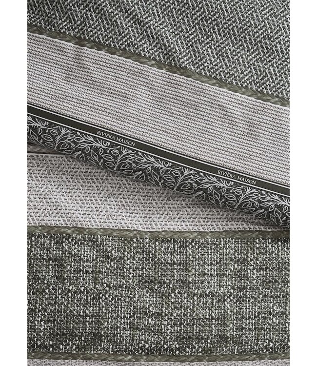 Riviera Maison Chester Groen kussensloop