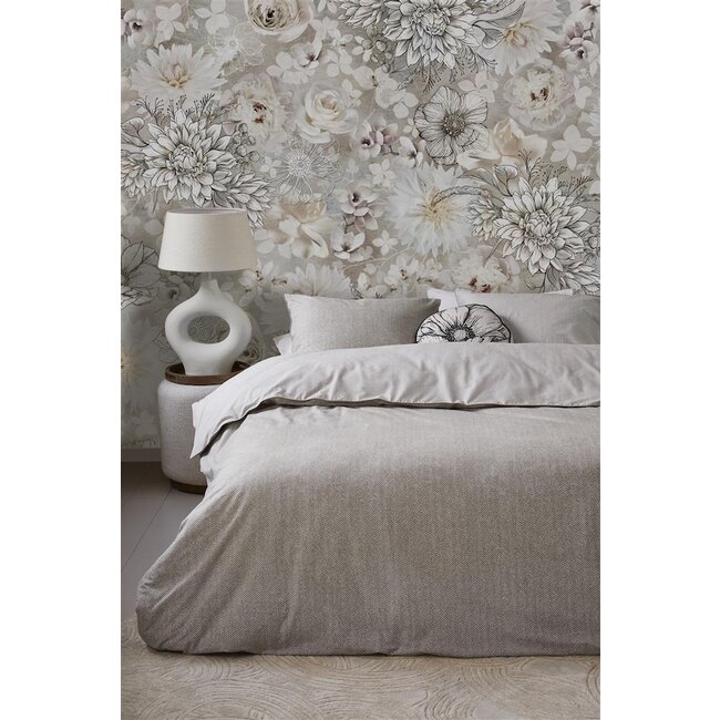 Riviera Maison Chevron Weave Zand dekbedovertrek
