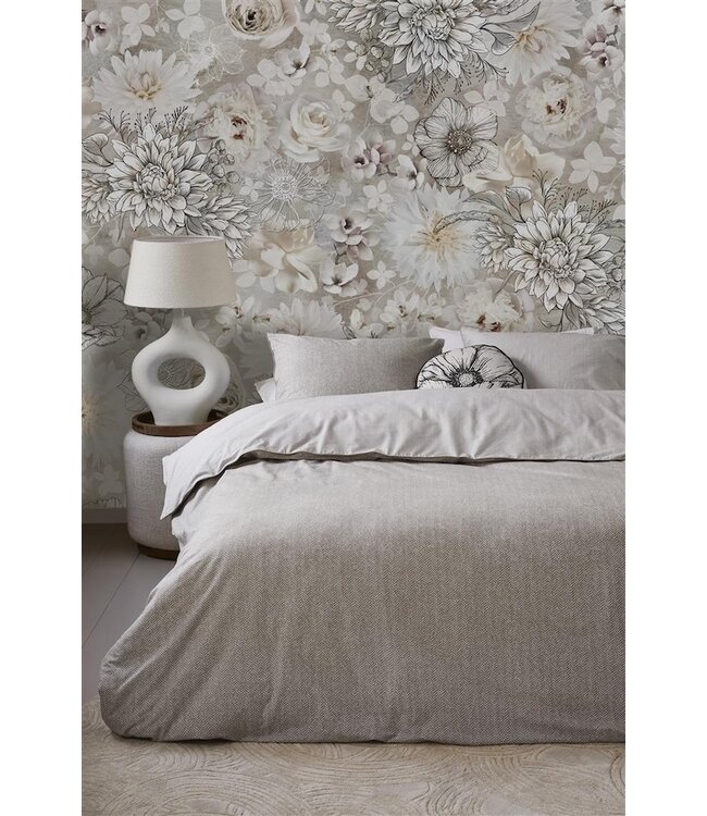 Riviera Maison Chevron Weave Zand dekbedovertrek