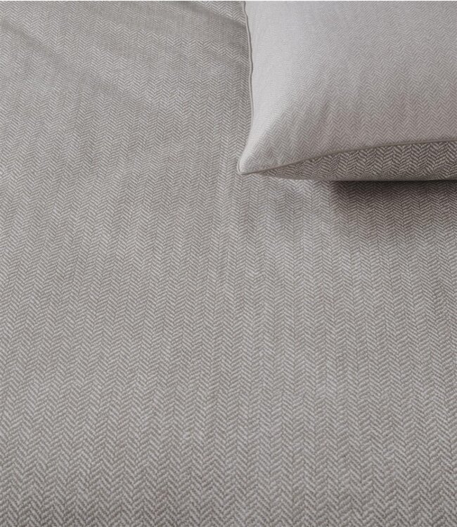 Riviera Maison Chevron Weave Zand dekbedovertrek