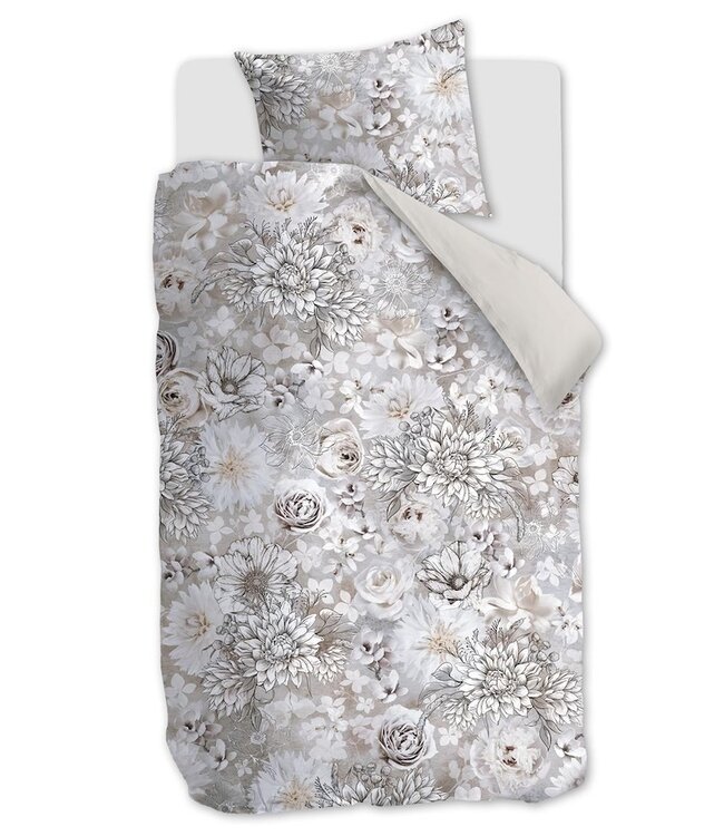 Riviera Maison Flourish Zand dekbedovertrek