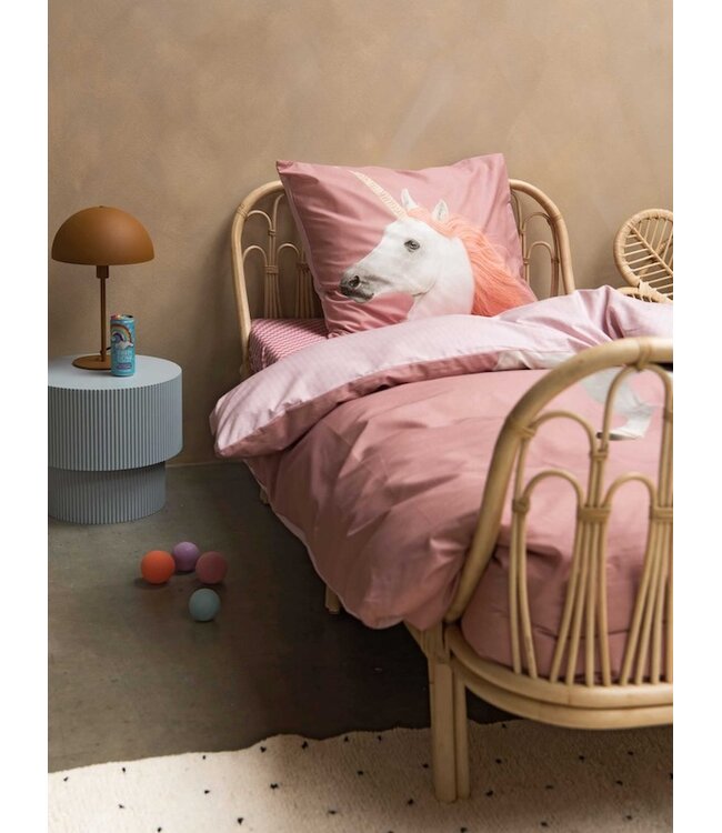 Snurk Unicorn Dusty Pink dekbedovertrek