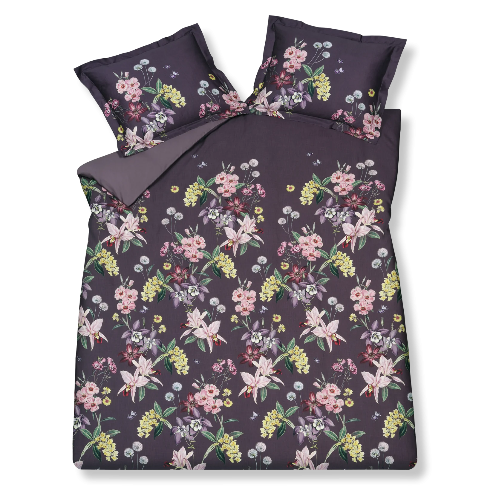 Vandyck noir garden multi dekbedovertrek