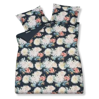 Vandyck floral bliss blue ink dekbedovertrek
