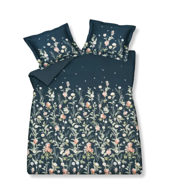 Vandyck dark midnight blue ink dekbedovertrek