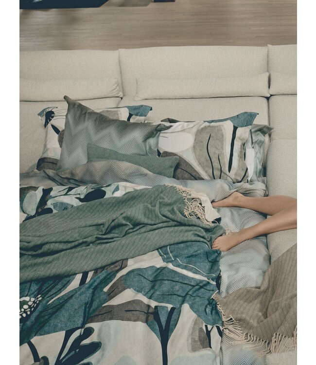 Vandyck ziggy pearl blue dekbedovertrek