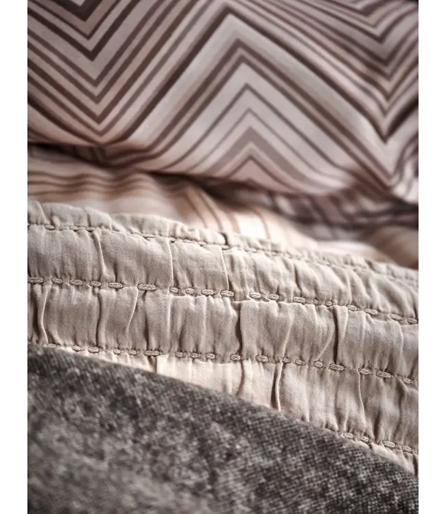 Vandyck dynamize taupe dekbedovertrek