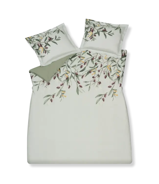Vandyck olive multi dekbedovertrek