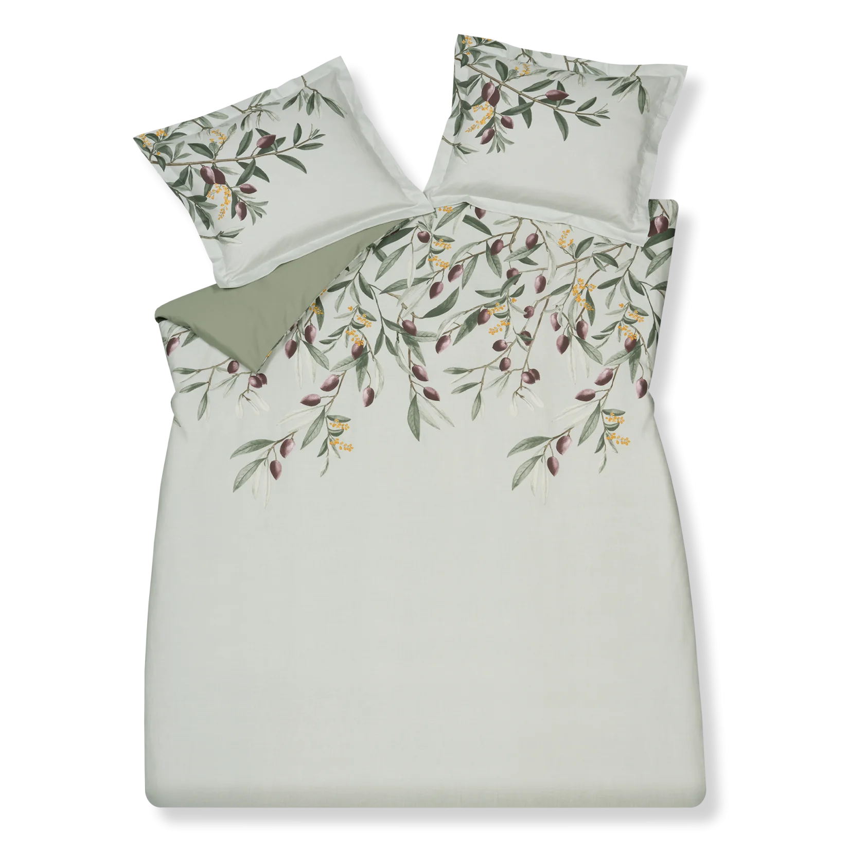 Vandyck olive multi dekbedovertrek