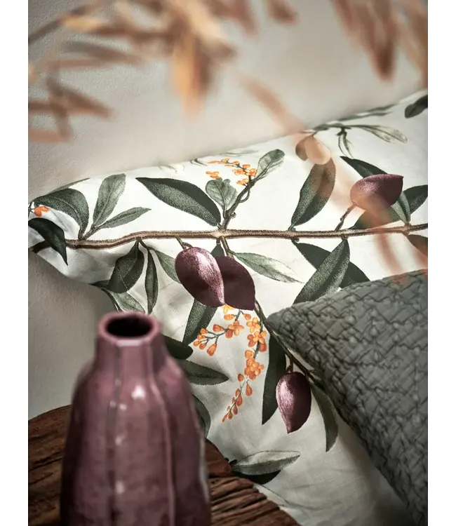 Vandyck olive multi dekbedovertrek