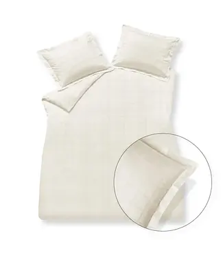 Vandyck Vandyck home 78 check 300tc cream tan dekbedovertrek