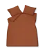 Vandyck washed cotton rusty brown dekbedovertrek