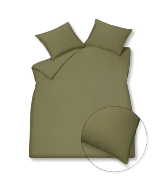 Vandyck Vandyck washed cotton martini olive dekbedovertrek