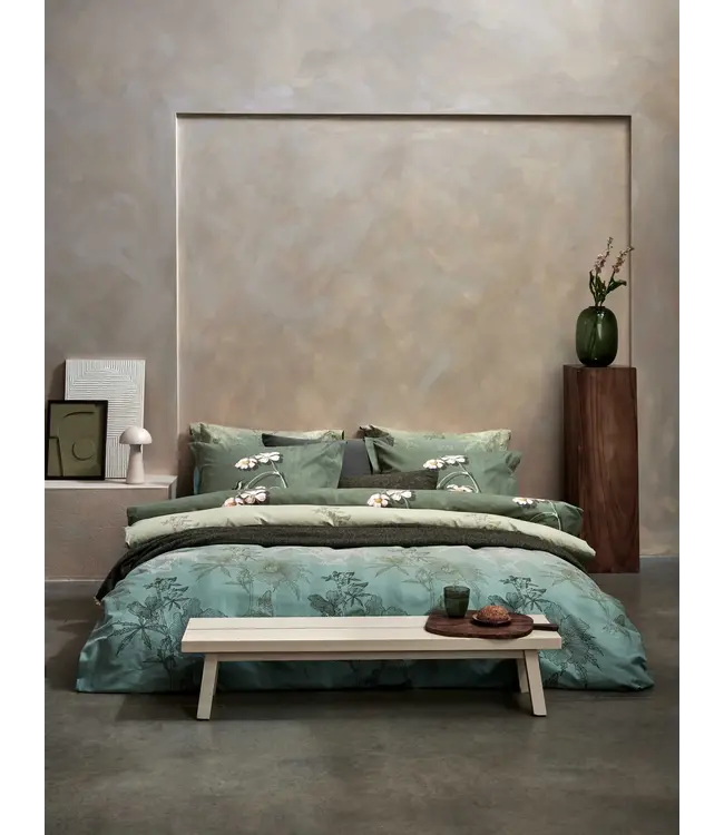 Vandyck starling smoke green dekbedovertrek