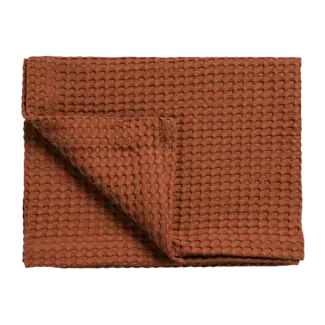 Vandyck home pique rusty brown bedsprei