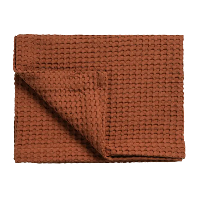 home pique rusty bedsprei, bruin