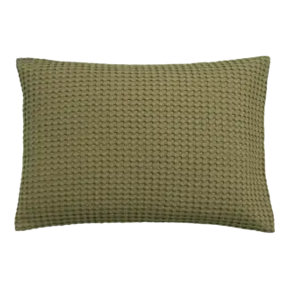 Vandyck home pique martini olive Kussensloop