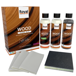 Oranje Oranje Natural Wood Sealer - Wood Care Kit 3x250ml