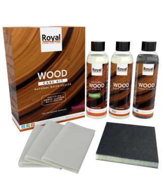 Oranje Natural Wood Sealer - Wood Care Kit 3x250ml