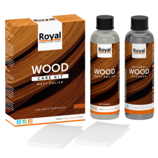 Oranje Oranje Matt Polish Wood Care Kit + cleaner 2x250 ml
