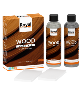 Oranje Matt Polish Wood Care Kit + cleaner 2x250 ml
