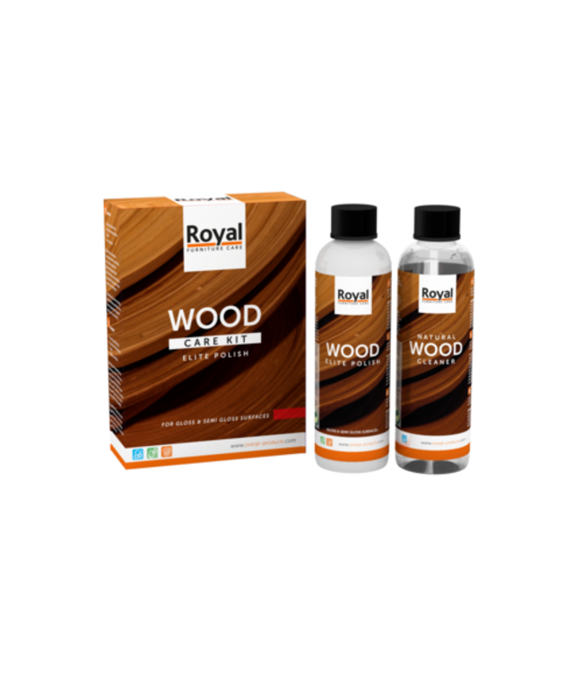 Oranje Elite Polish Wood Care Kit + Cleaner 2x250ml