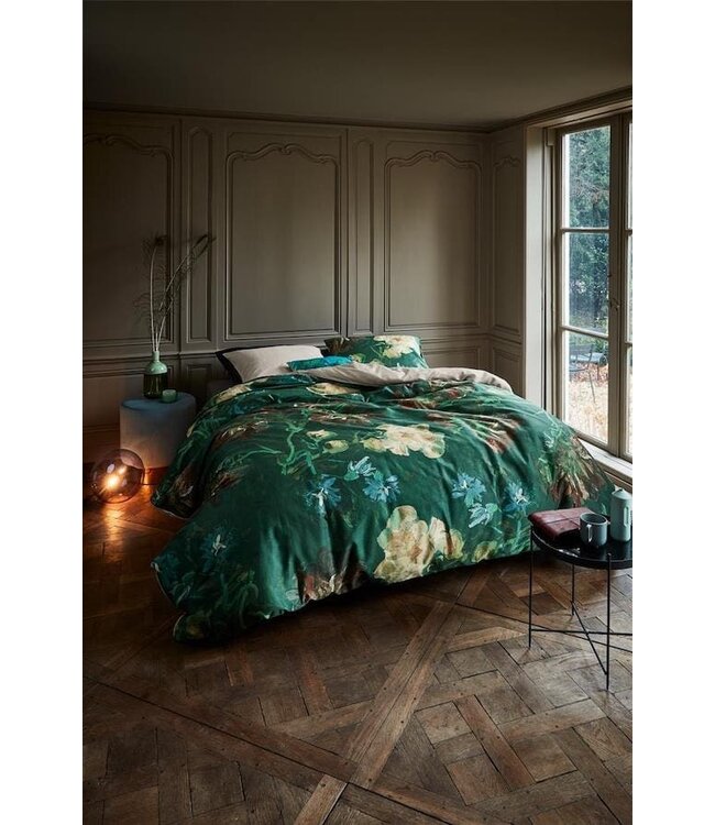 Beddinghouse x Van Gogh Peonies Cushion Green