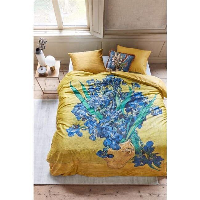 Beddinghouse x Van Gogh Museum Irises Yellow Dekbedovertrek