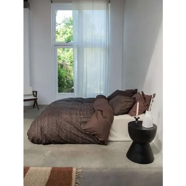 Snurk Twirre Chocolate Dekbedovertrek 260x200/220 (lits-jumeaux XL) met rits