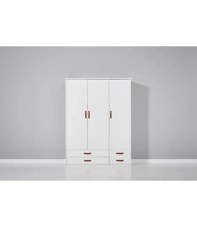 CoolKids 3-deurs kledingkast met 4 laden