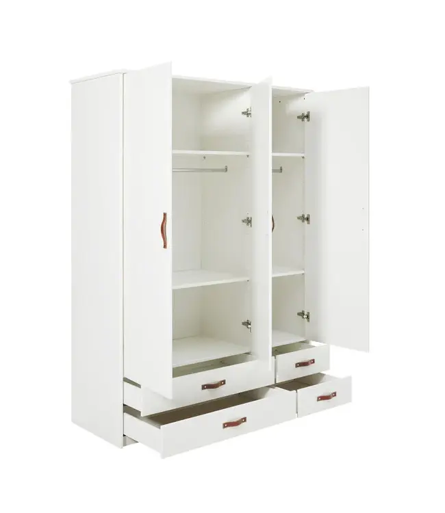 CoolKids 3-deurs kledingkast met 4 laden