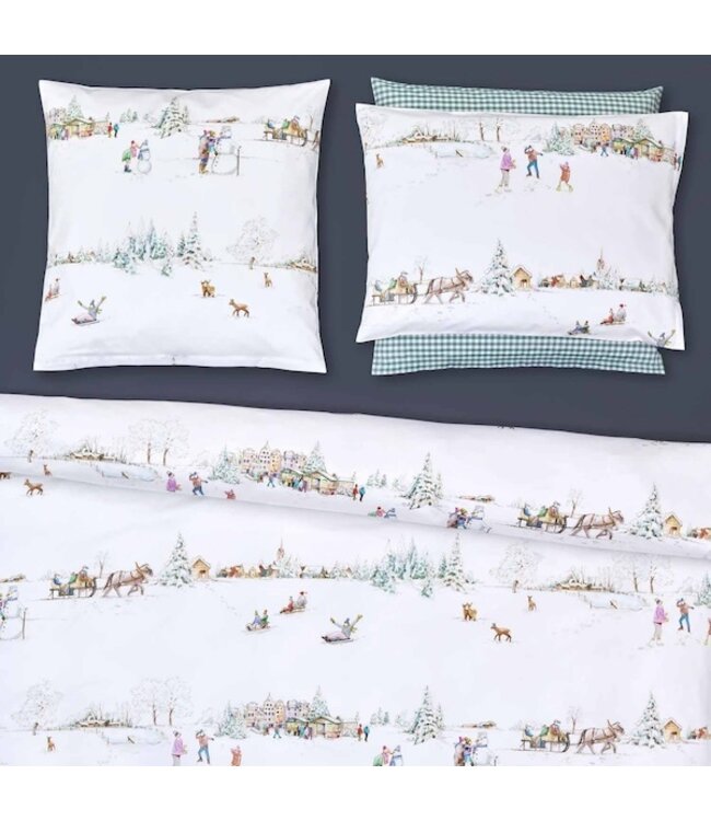 Christian Fischbacher Winterwonderland dekbedovertrek