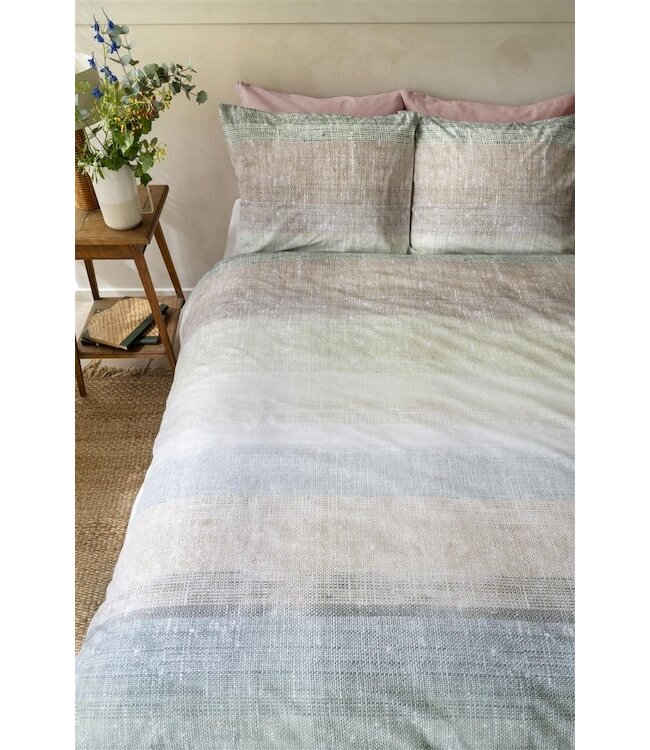 Ariadne At Home Colour Harmony Blauw Groen dekbedovertrek