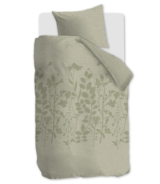 Ariadne At Home Plant Licht groen dekbedovertrek