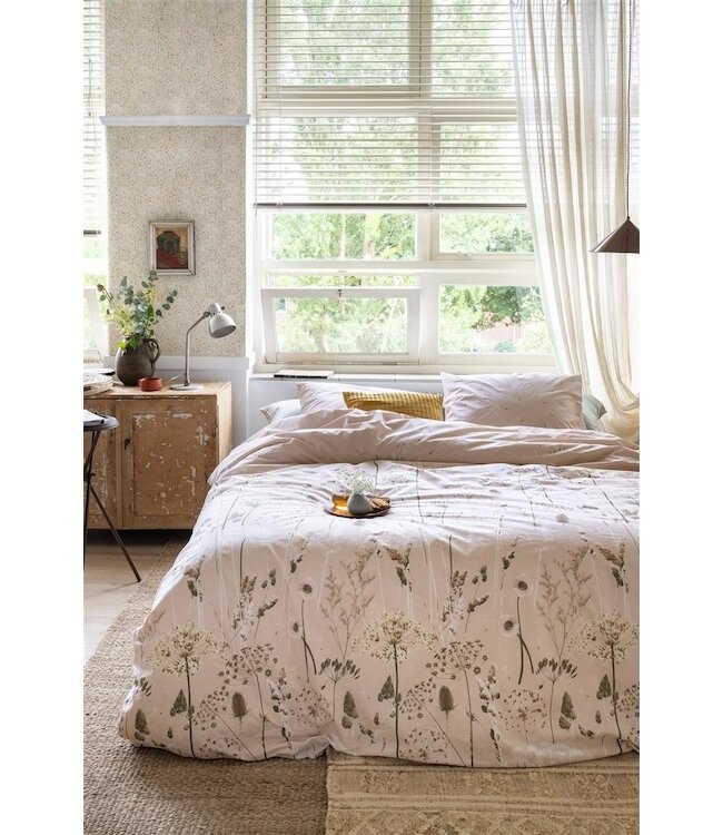 Ariadne At Home Wind Zacht Roze dekbedovertrek