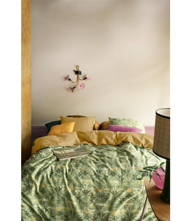 At Home by Bedding House Ancient Olijfgroen dekbedovertrek