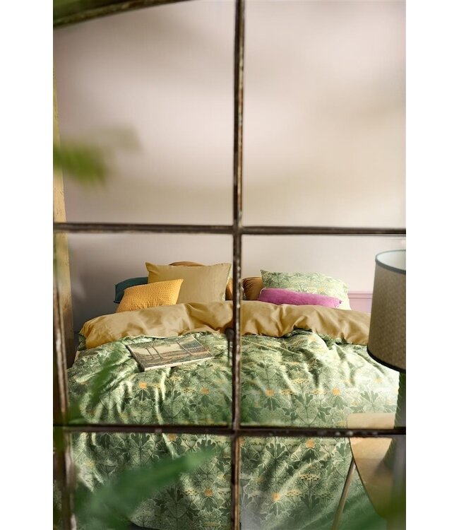 At Home by Bedding House Ancient Olijfgroen dekbedovertrek