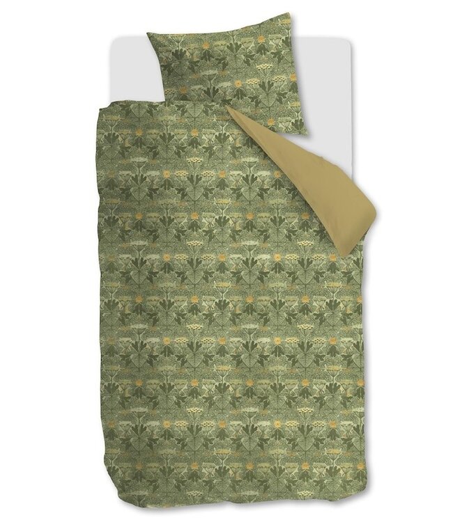 At Home by Bedding House Ancient Olijfgroen dekbedovertrek