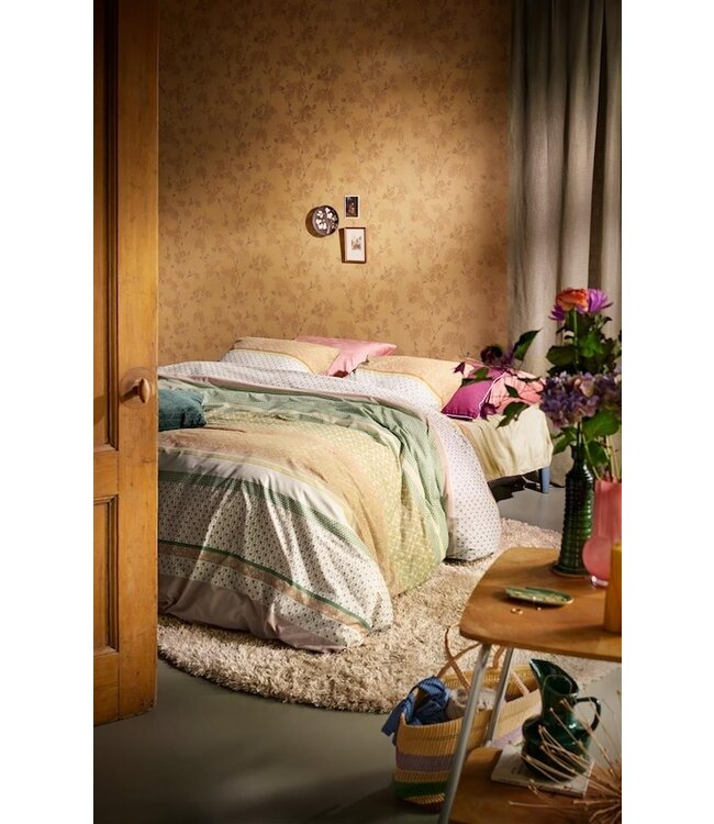 At Home by Bedding House Rows Multi dekbedovertrek