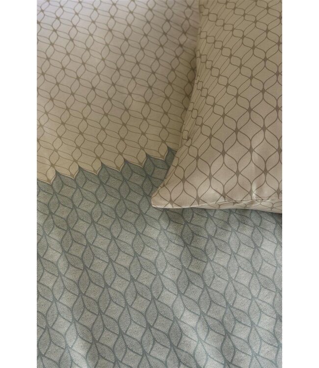 Beddinghouse Ariel Blauw Groen dekbedovertrek