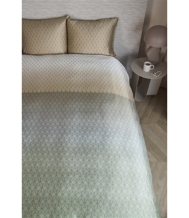 Beddinghouse Ariel Blauw Groen dekbedovertrek