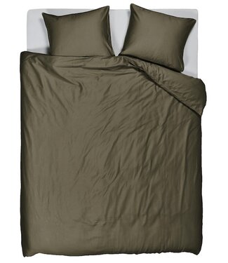 Beddinghouse Beddinghouse Change Olijfgroen dekbedovertrek