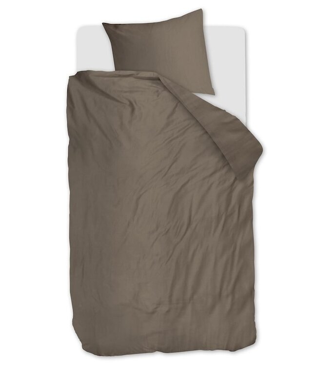 Beddinghouse Change Taupe dekbedovertrek