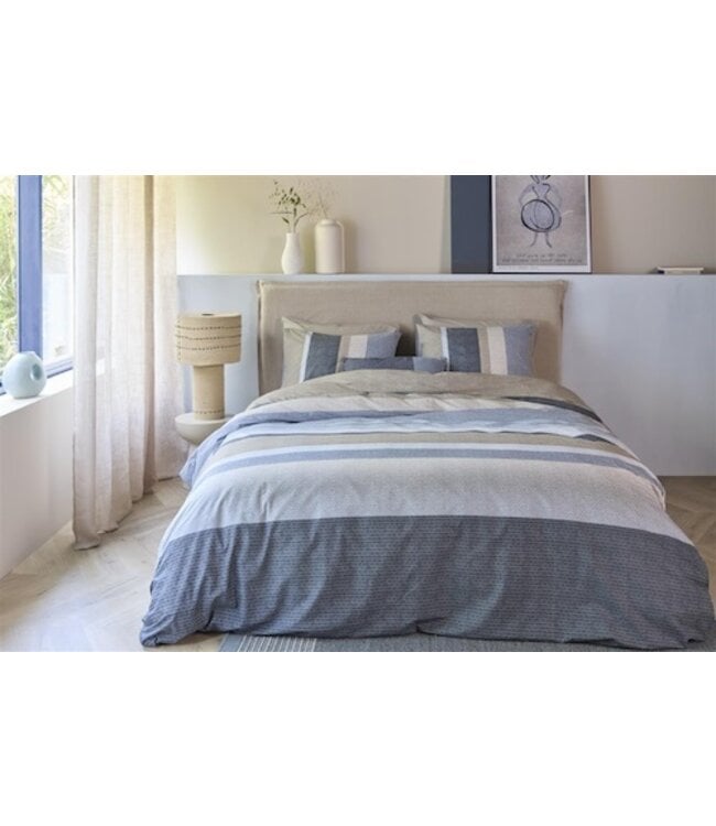 Beddinghouse Jorren Blauw Grijs dekbedovertrek