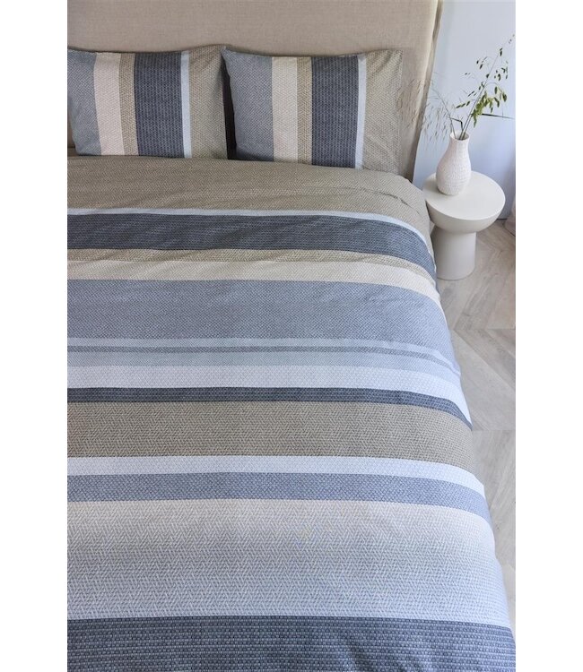 Beddinghouse Jorren Blauw Grijs dekbedovertrek