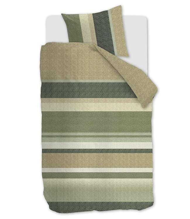Beddinghouse Jorren Olijfgroen dekbedovertrek